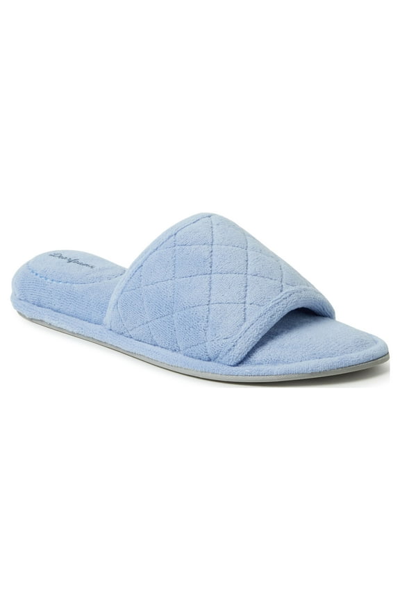 Women's Beatrice Quilted Microfiber Terry Slide Slipper