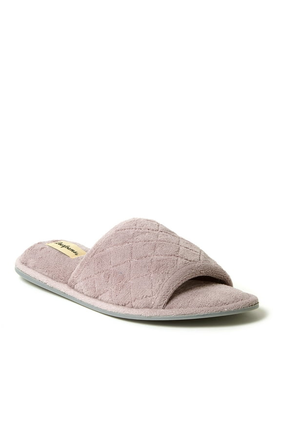 Women's Beatrice Quilted Microfiber Terry Slide Slipper