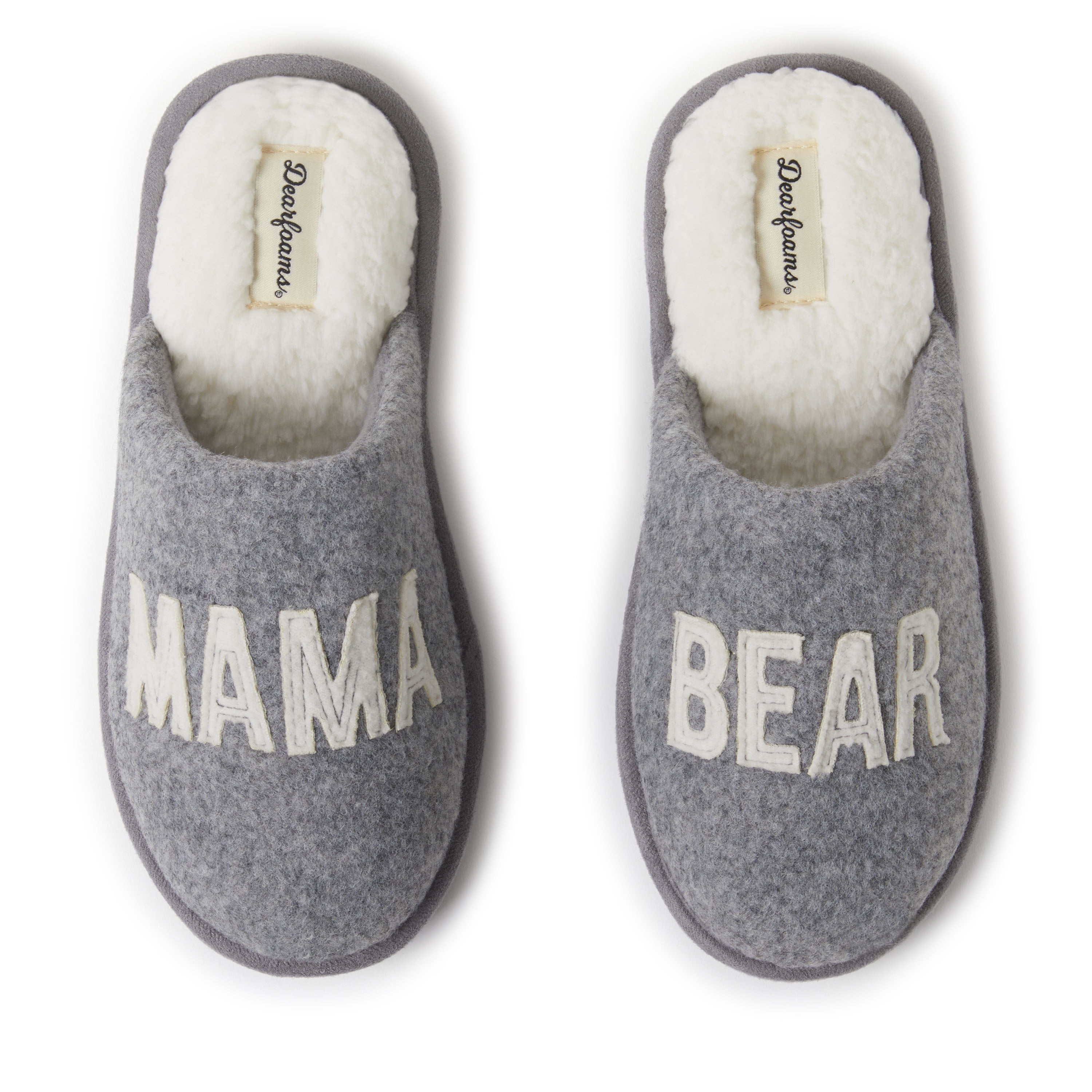 Dearfoams Women’s Plaid Scuff Slipper – Cozy Mama Bear Style