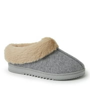 Dearfoams Women's Chloe Soft Knit House Shoe Clog Slipper