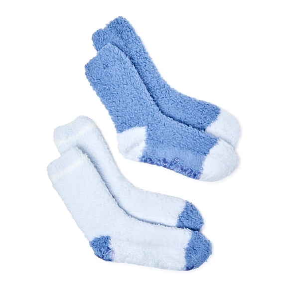 Dearfoams Women's Crew Socks, 2-Pack