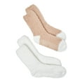 thumbnail image 1 of Dearfoams Women's Crew Socks, 2-Pack, 1 of 2