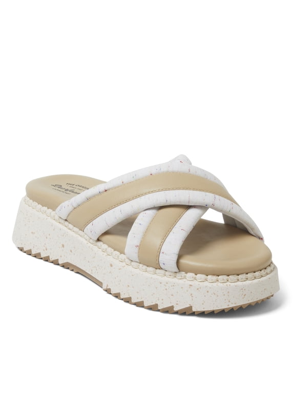 Women's Daisy Cross Strap Platform Sandal
