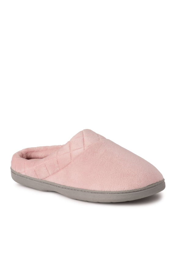 Women's Darcy Quilted Cuff Velour Clog House Slipper