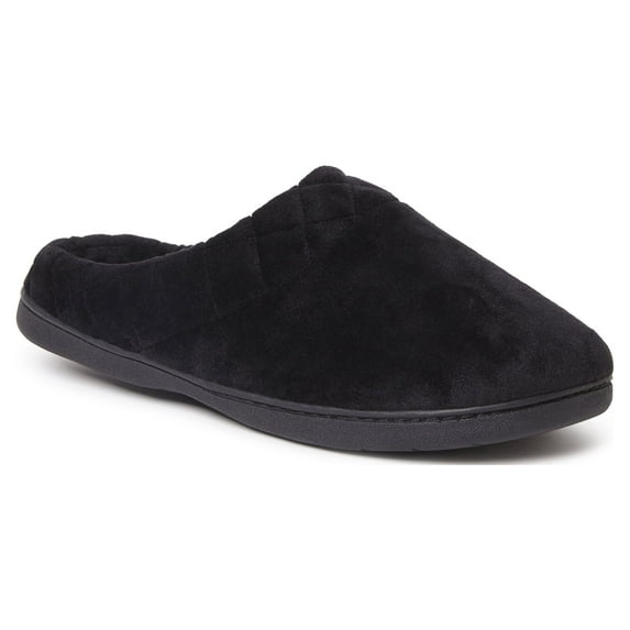 Dearfoams Women's Darcy Quilted Cuff Velour Clog House Slipper