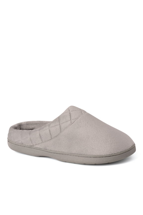Women's Darcy Quilted Cuff Velour Clog House Slipper