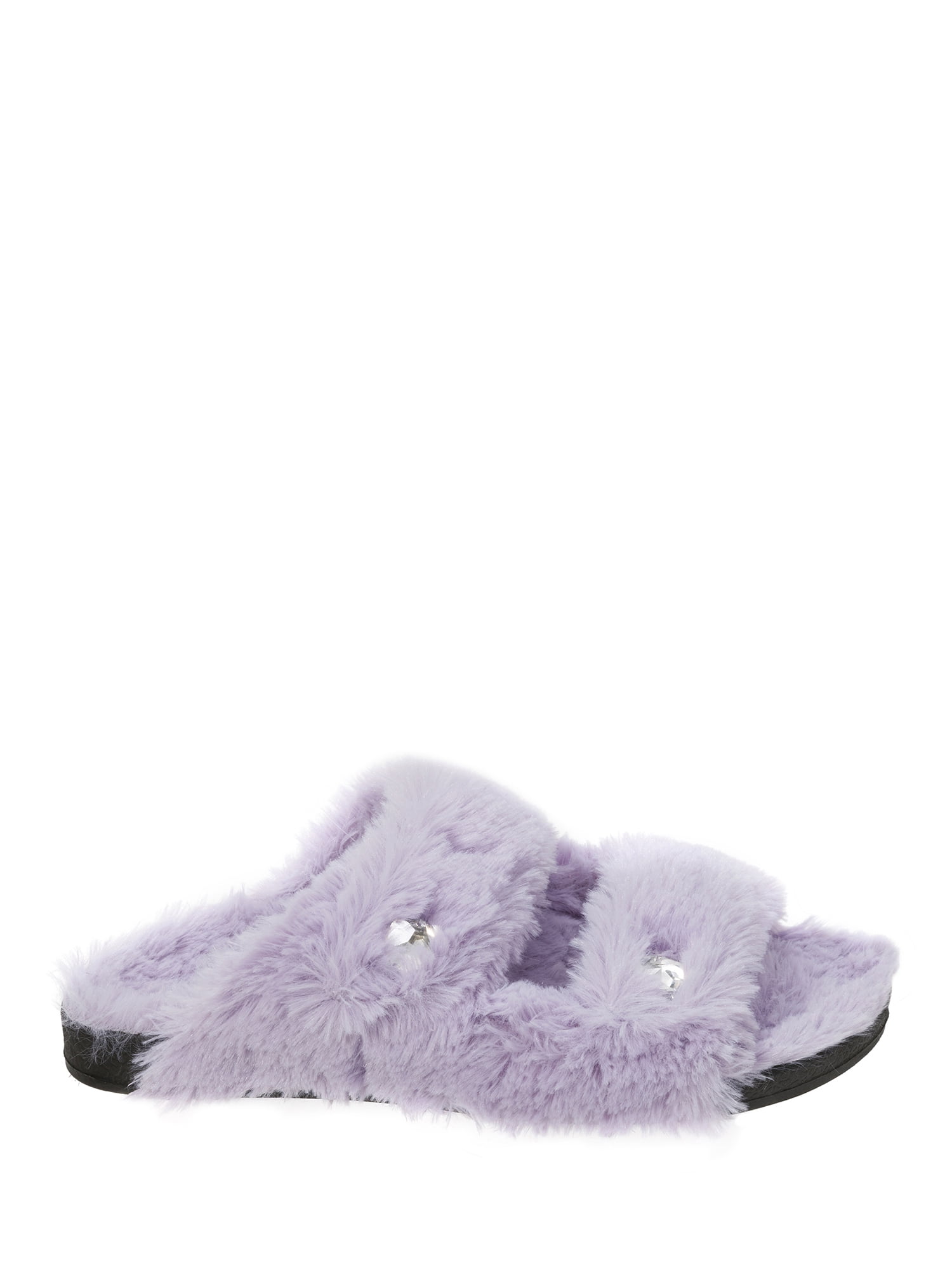 Dearfoams Women s Double Strap Slide Slippers Walmart