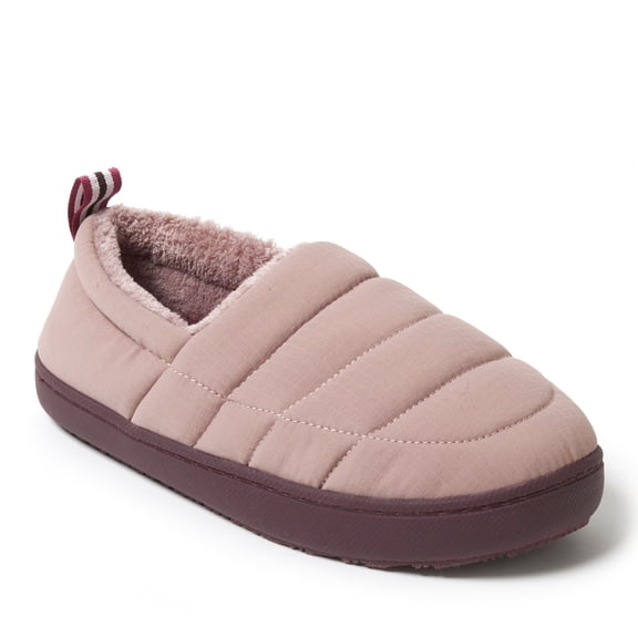 Dearfoams Women's Fern Ripstop Closed Back House Slipper