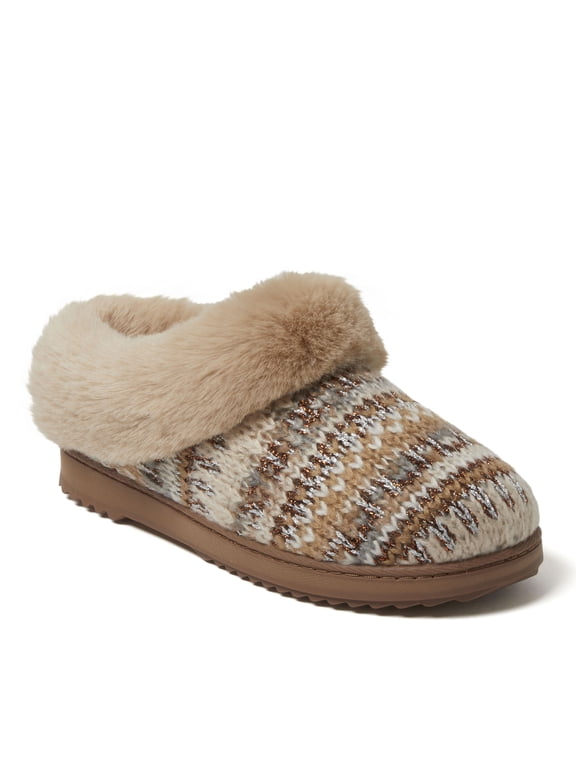 Women's Hannah Knit Clog House Shoe Slipper