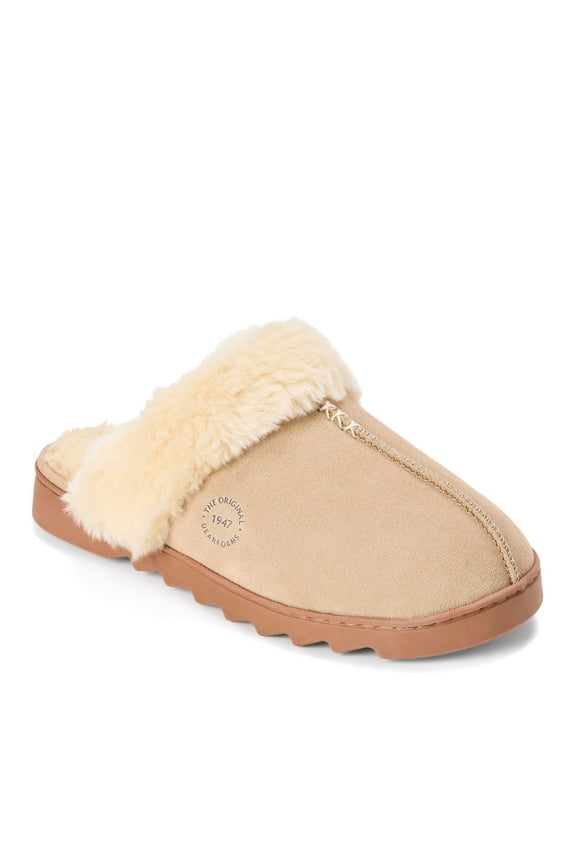 Women's Helena Genuine Suede Scuff House Shoe Slipper