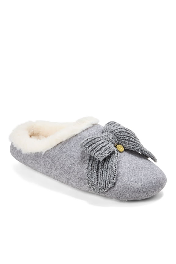 Women's Josie Knit Clog Slipper with Bow