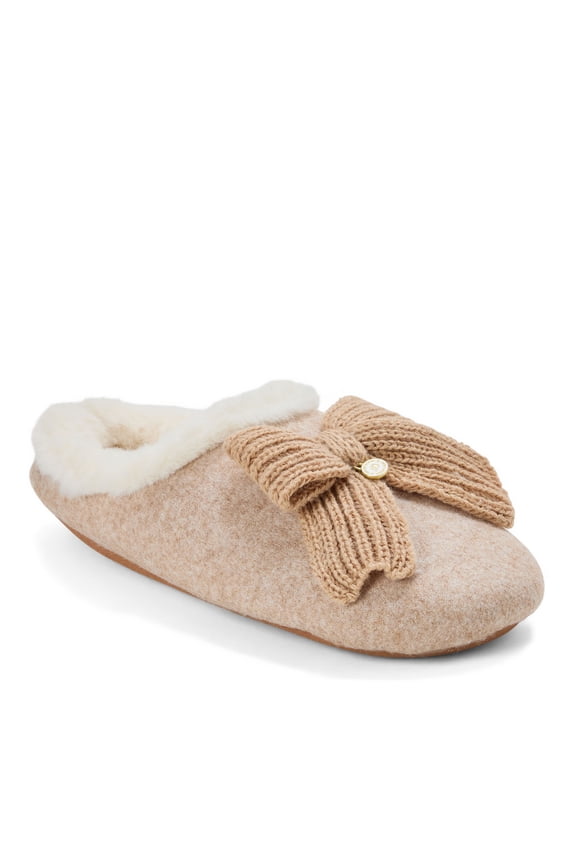 Women's Josie Knit Clog Slipper with Bow
