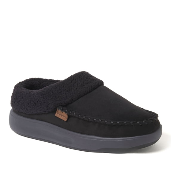 Dearfoams Women's Maple Moccasin Toe Clog House Shoe Slipper