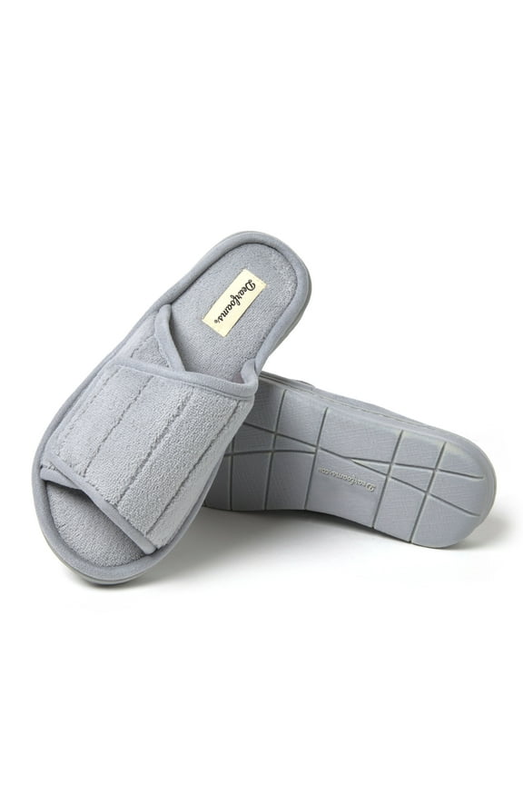 Women's Mickey Terry Adjustable Shower Slide House Slipper