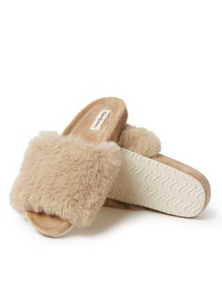 Faux Fur Slippers Slides