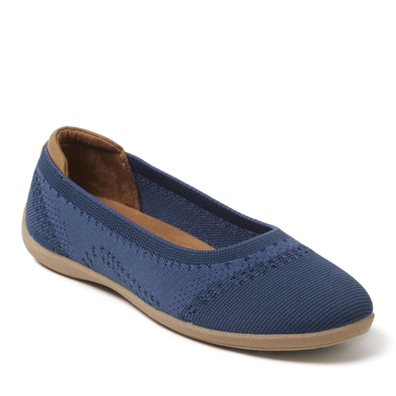 Dearfoams Women's Misty Ballet Flat Lightweight Slip Ons