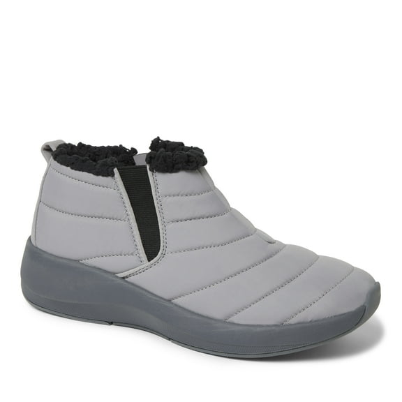 Dearfoams Women's Naomi Double Gore Bootie Winter Ankle Boot