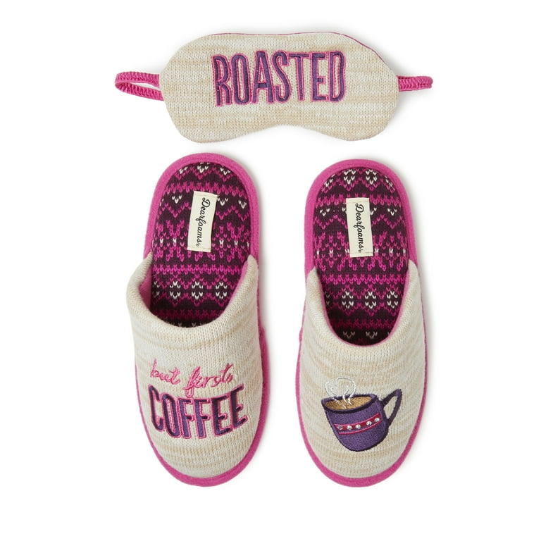 Dearfoam novelty slippers clearance