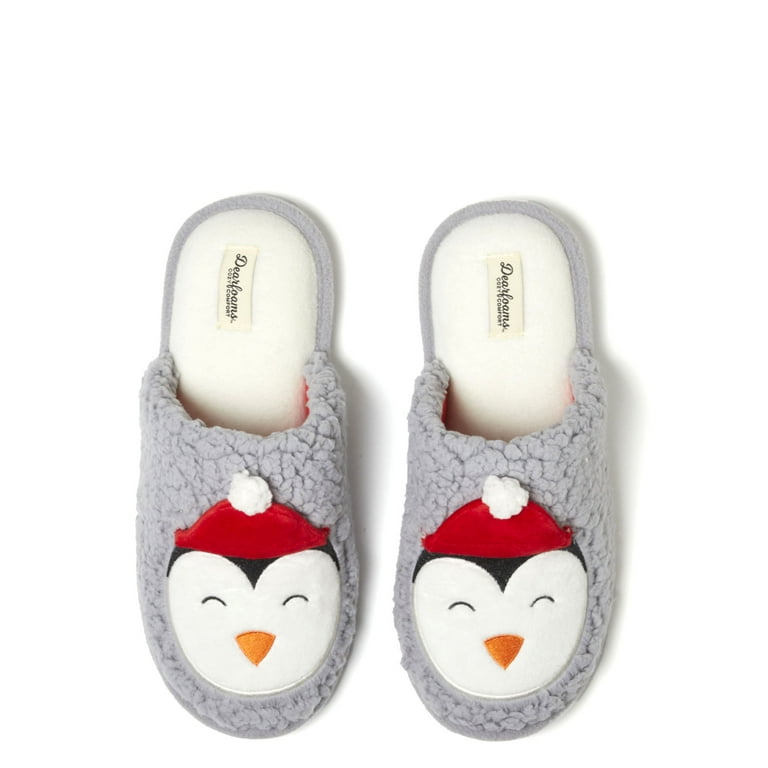 Ladies penguin slippers online