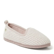 DEARFOAMS Women's Rachel Marled Chenille Closed Back House Slipper