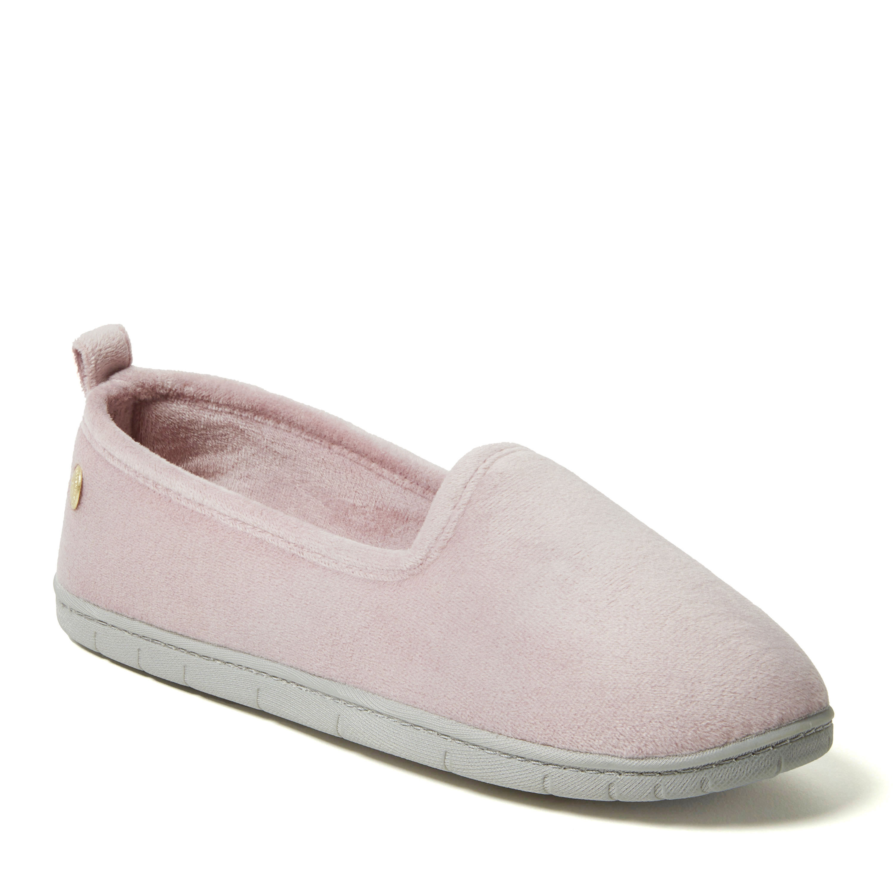 Dearfoams Women's Rachel Velour Closed Back Slipper