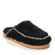DEARFOAMS Women's Raven Teddy Scuff Slipper