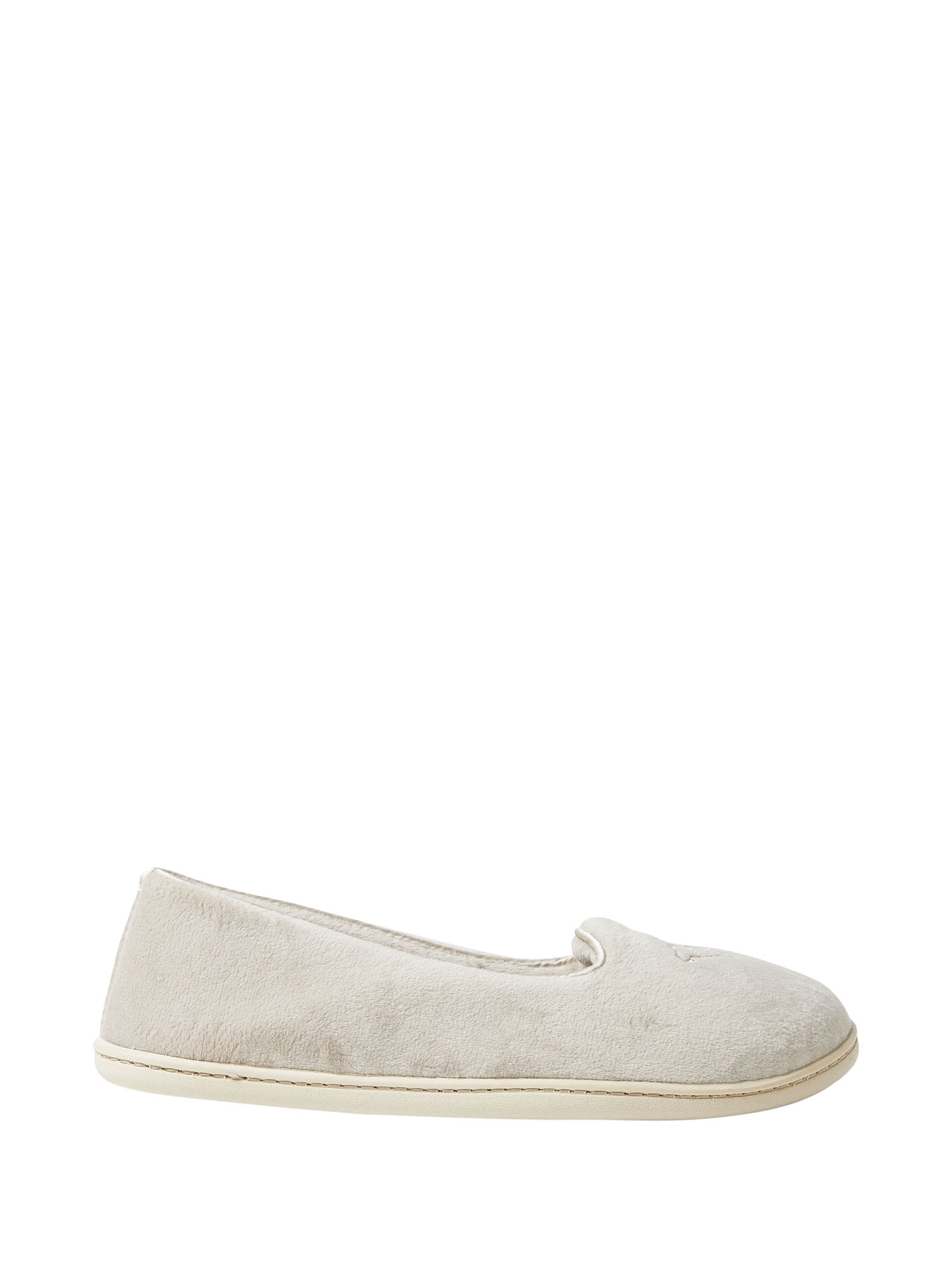 Dearfoams Women's Rebecca Velour Closed Back Slippers