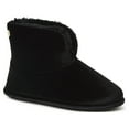 thumbnail image 1 of Dearfoams Women's Sara Shiny Velour Bootie House Slipper Boot, 1 of 6