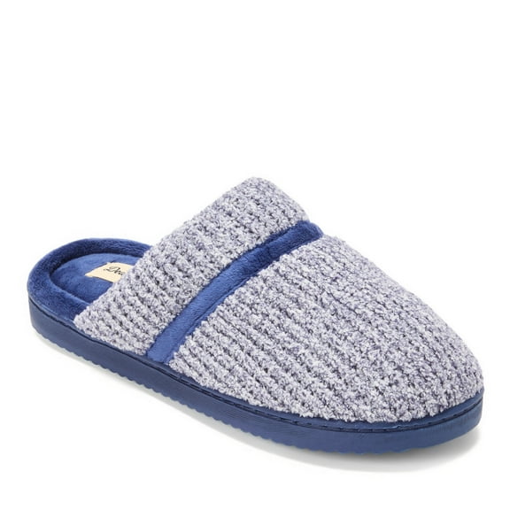 Dearfoams Women's Serena Marled Chenille Scuff House Slipper