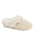 thumbnail image 1 of Dearfoams Womens Claire Cable Knit Chenille Clog House Slipper, 1 of 9
