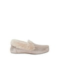 Dearfoams Womens Genuine Suede Moccasin Slippers