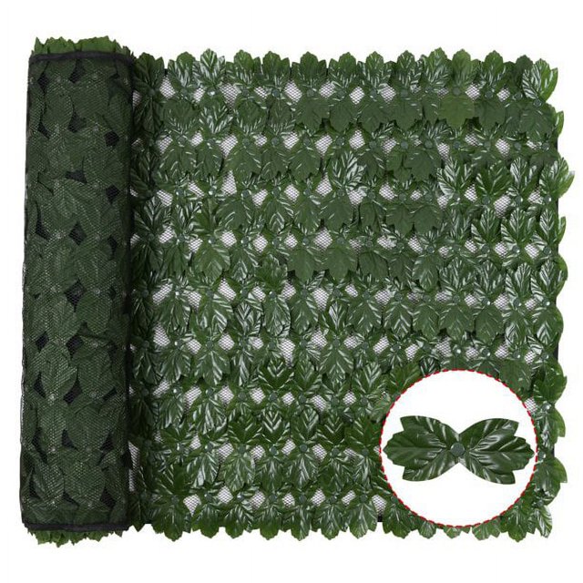 Dearhouse Artificial Ivy Privacy Fence Screen, 118x31in Artificial