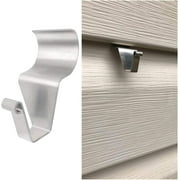 Dearhouse Vinyl Siding Hangers, Heavy Duty Outdoor Light Wreath Pictures Hook for Hanging 4 Pack