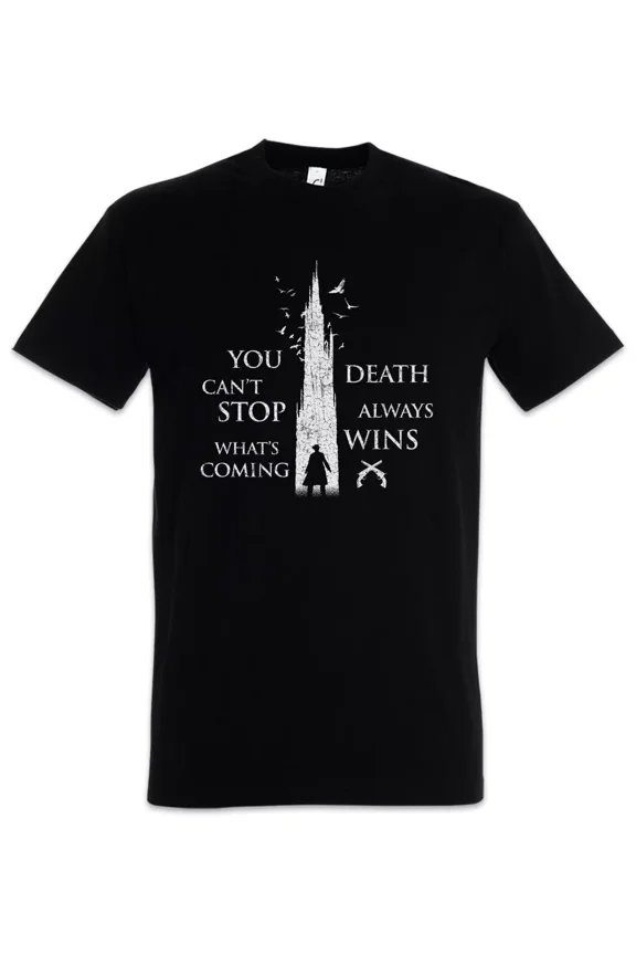 Death Always Wins T-Shirt The Dark Sign Insignia Logo Tower Gan Deschain Eddie