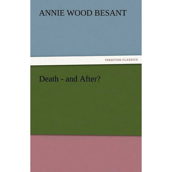Death-And After? (Paperback)