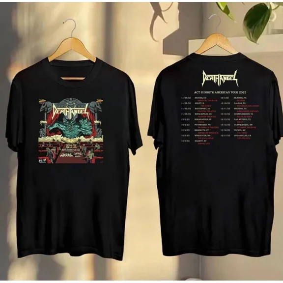 Death Angel Act Iii North American Tour 2025 Unisex T-shirt