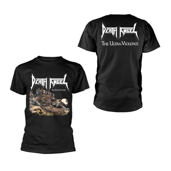 Death Angel Men's Ultra Violence Slim Fit T-Shirt Black X-Large | Officially Licensed Merchandise