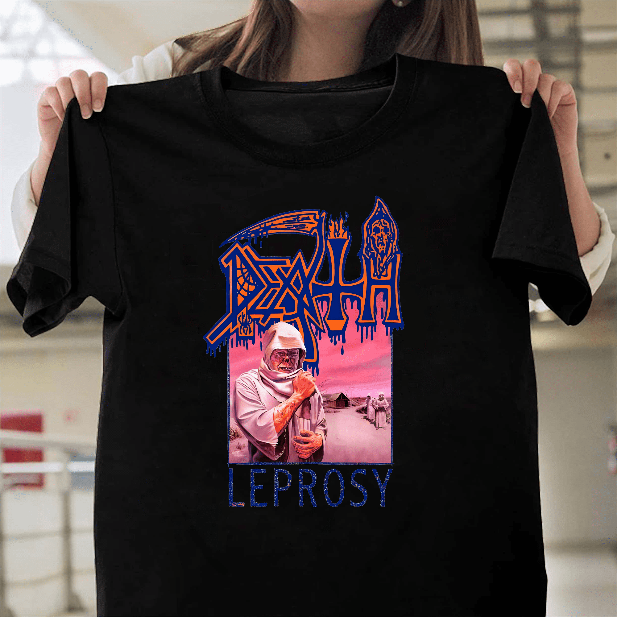 Death Band Leprosy Album Cover Old School Death Metal Music Legend Rock ...