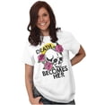 thumbnail image 1 of Death Becomes Her Skull Rose Tattoo Women's Plus Size Graphic Tee Brisco Brands 3X, 1 of 5