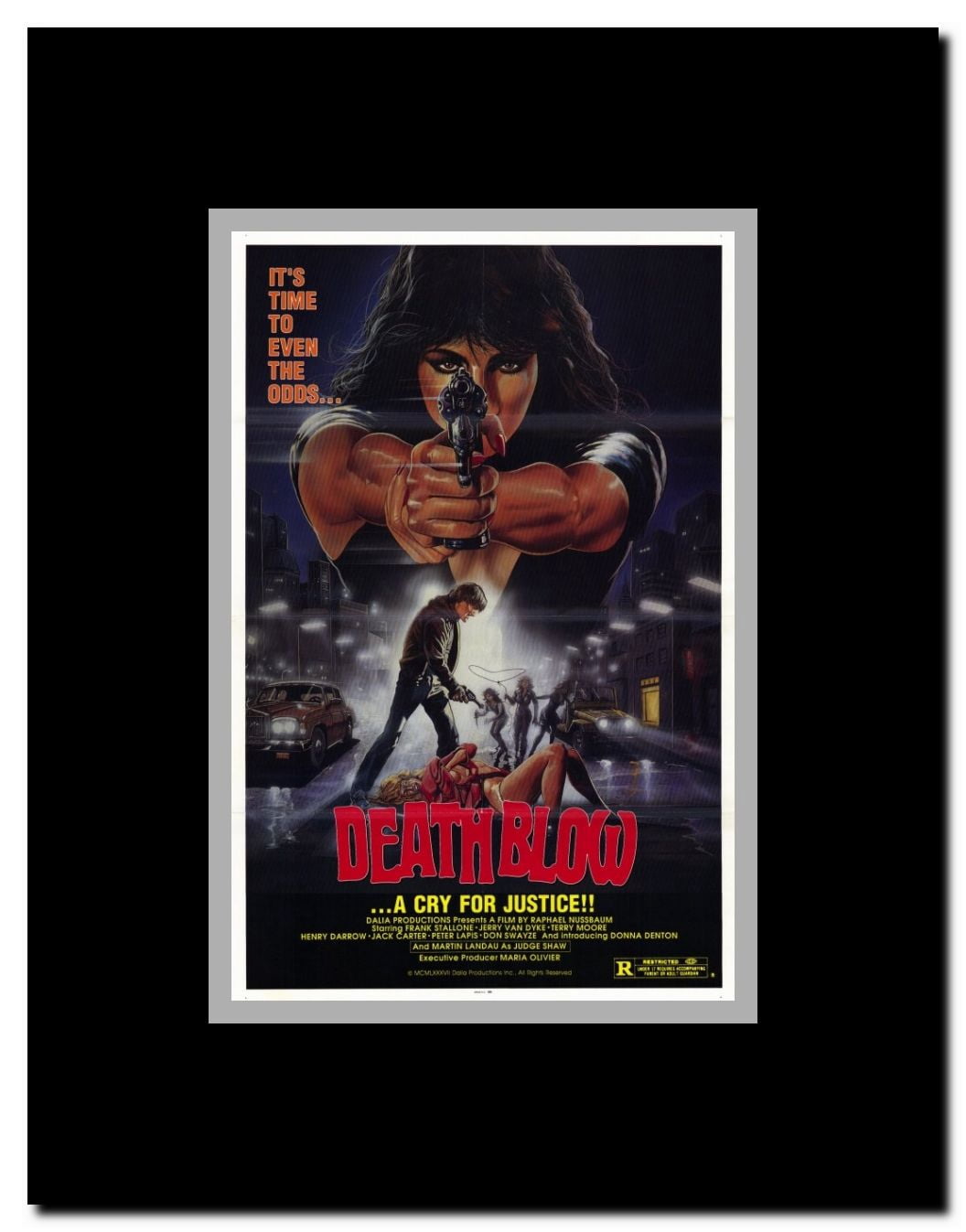 Death Blow Framed Movie Poster