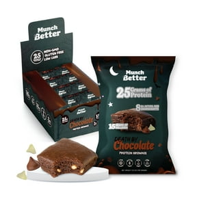 Death By Chocolate - Munch Better Protein Brownie
