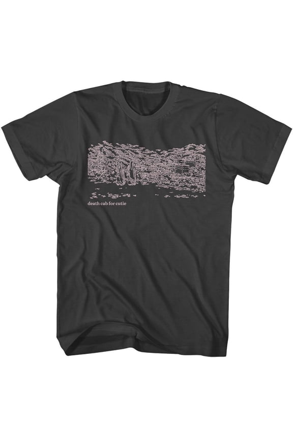 Death Cab For Cutie Album Line Art Smoke T-Shirt