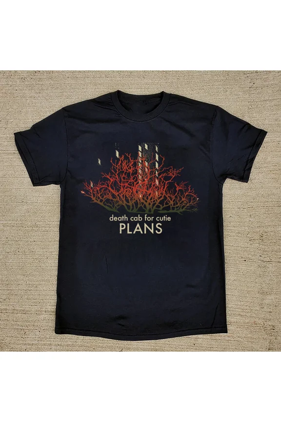 Death Cab for Cutie Black Cotton All size S-5XL T-shirt UH152