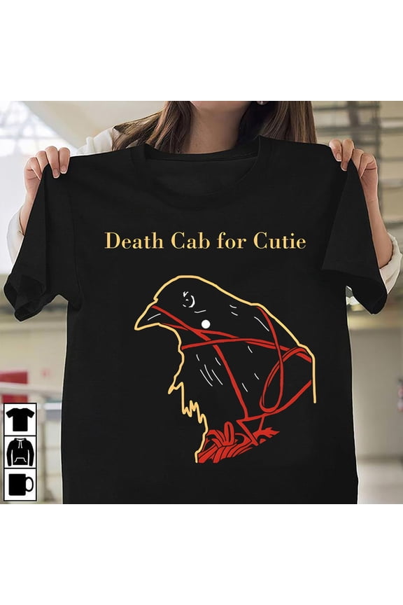 Death Cab for Cutie T Shirt Size S-5XL Short Sleeve Black Cotton NL2720