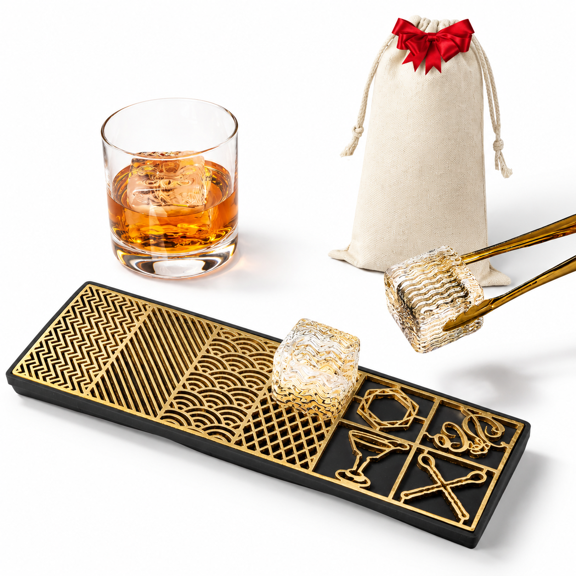 Death & Co Ice Tray For 8 Patterns Embosser