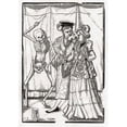 thumbnail image 1 of Death Comes to the Duchess Woodcut by Georg Scharffenberg From Der Todten Tanz or the Dance of Death Published Basel 184 Poster Print - 24 x 34, 1 of 1