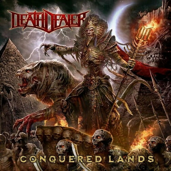 Death Dealer - Conquered Lands (Black/White Splatter Vinyl) - Heavy Metal