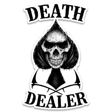 Death Dealer Decal Premium Vinyl Die Cut UV Coating Military Decals for Patriots | Outdoor/Indoor Stickers for Vehicles, Laptops, and Gears