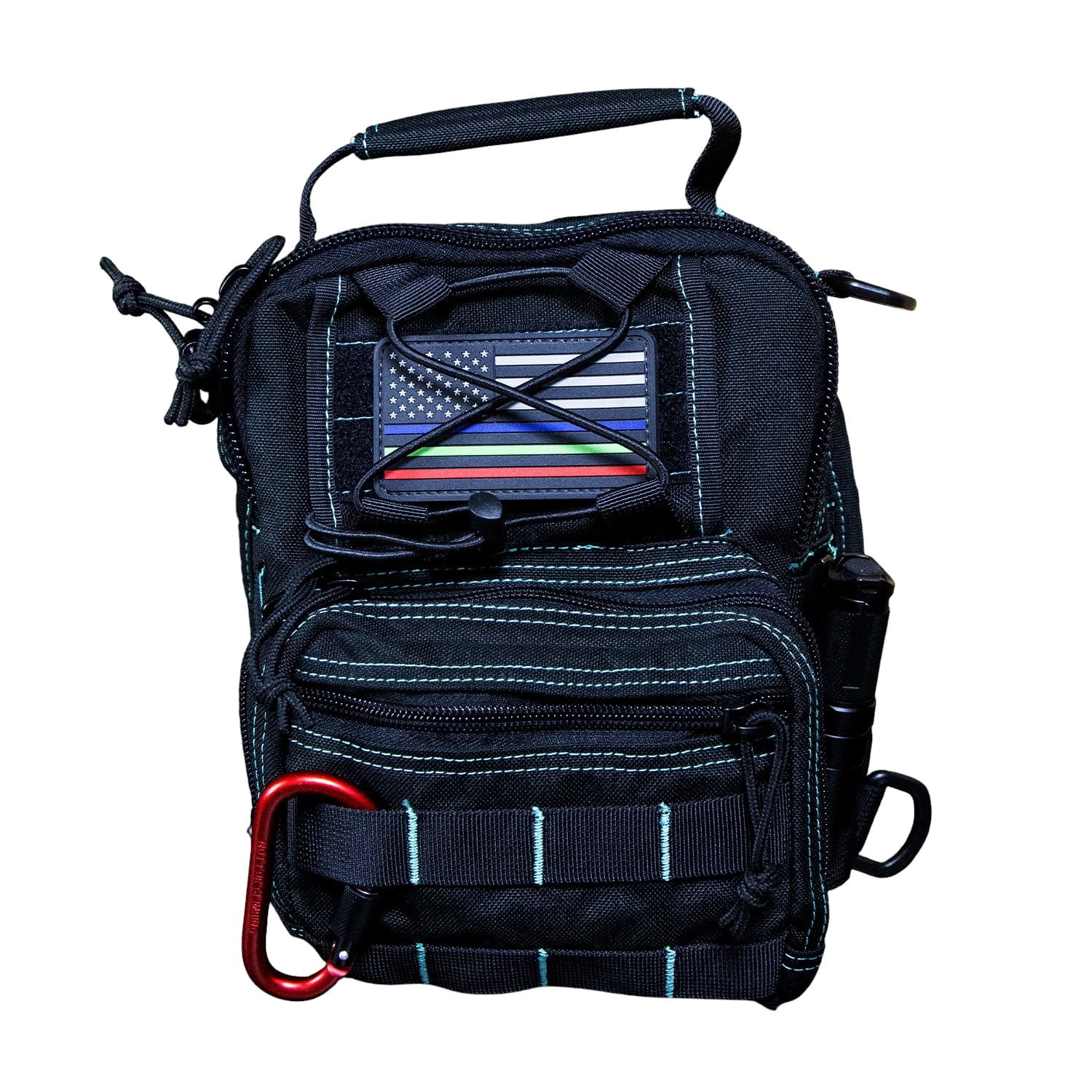 DDT Night Stalker Small EDC Sling Bag w/DDT Logo Patch, Color Ice