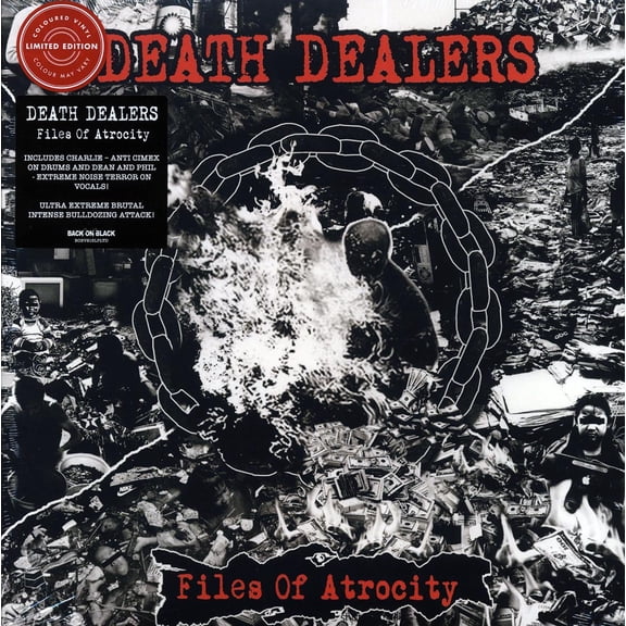 Death Dealers - Files Of Atrocity (LP, Album, Ltd, Red) (Mint (M))